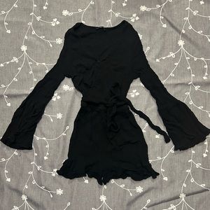 20. Cotton On Black Bell Sleeve Romper